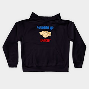 Wooden Clogs - Wanna Go Dutch? Kids Hoodie